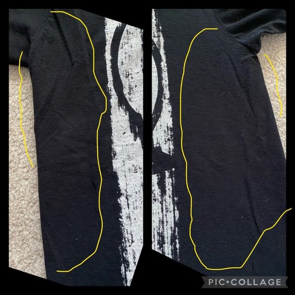 Of Mice & Men M Black Gray Logo Band Graphic Band Tee T-Shirt Metalcore Music - Picture 4 of 12